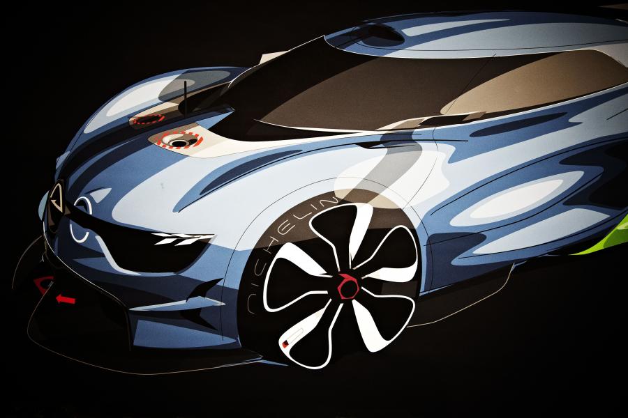 Эскиз Renault Alpine A110-50 Concept 2012 года  (фото 64 из 105)